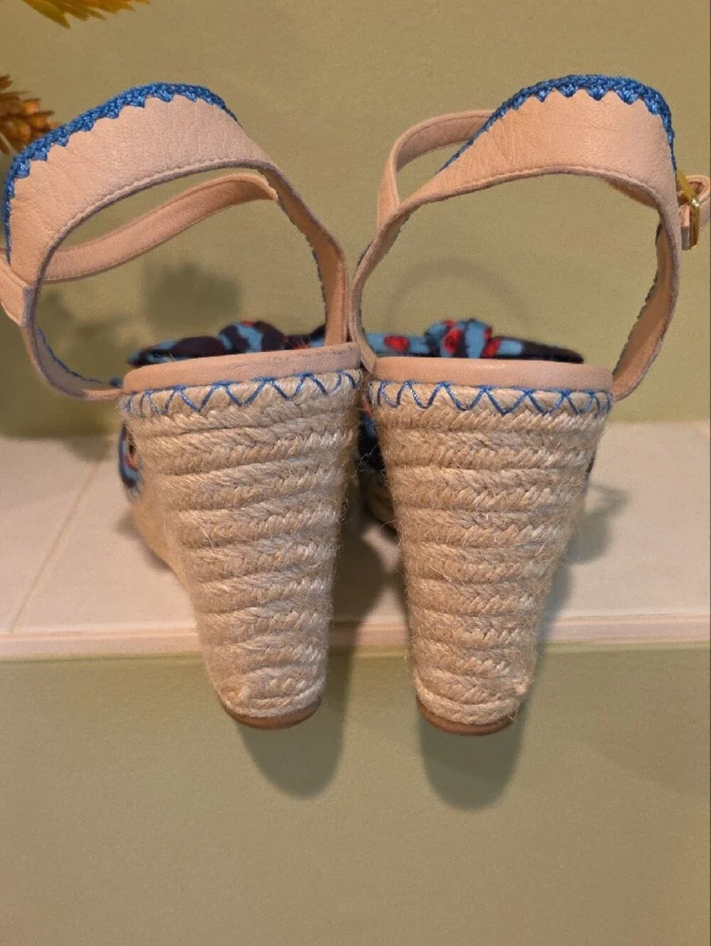 Kate Spade Floral Wedge Sandals